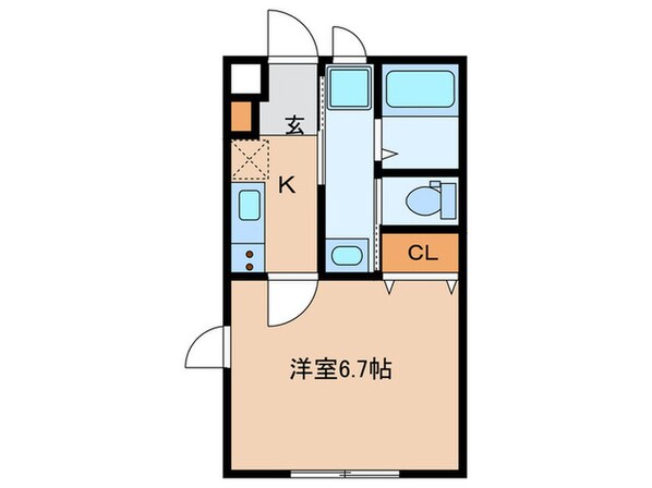 メゾンキドウラⅡの物件間取画像